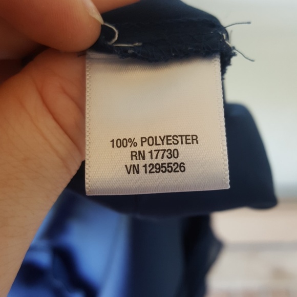 Blue shell blouse - Picture 8 of 8